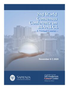 World Consensus Conference on BIA-ALCL il 6 e 7 novembre online